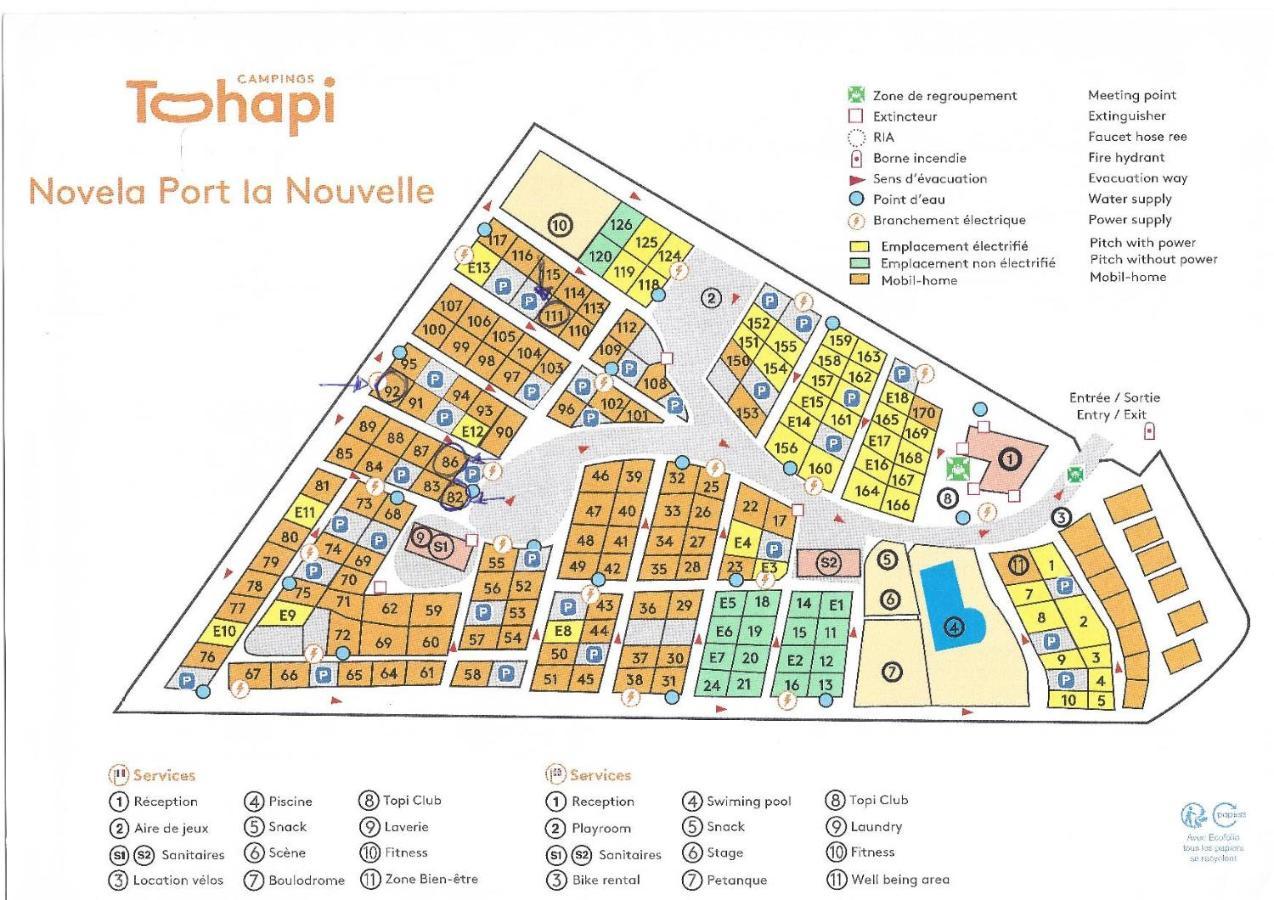 Mobil Home 4-5 Personnes Port La Nouvelle Экстерьер фото